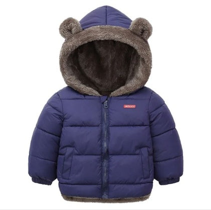 Boys’ Reversible Cotton-Padded Winter Jacket