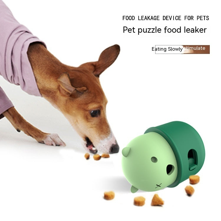 Pets Leakage Food Feeder Dog Interactive Training Toy Ball Natural Rubber Chew Dog Food Ball Snack Food Feeder