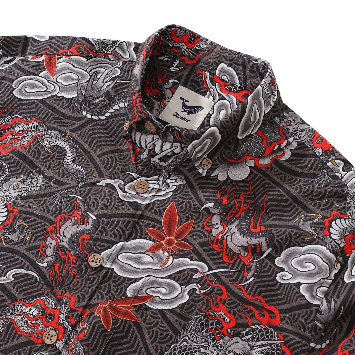 Men's Dragon's Flight Cotton Hawaiian Shirt