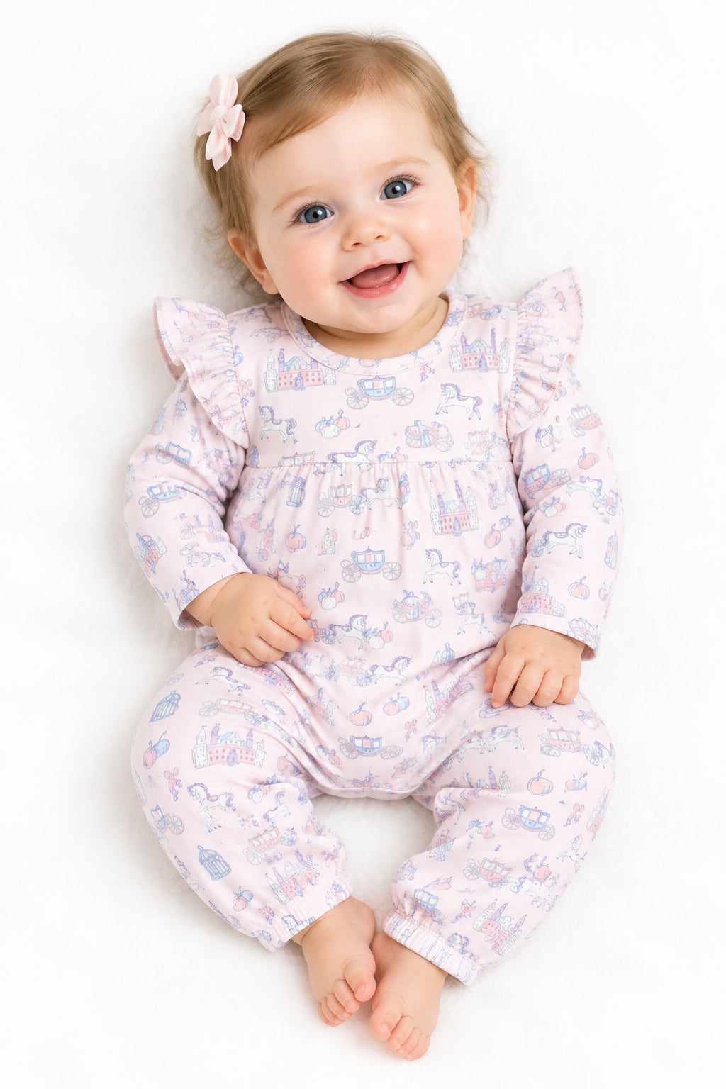 Baby Fairy Godmother Flutter-Sleeve Romper