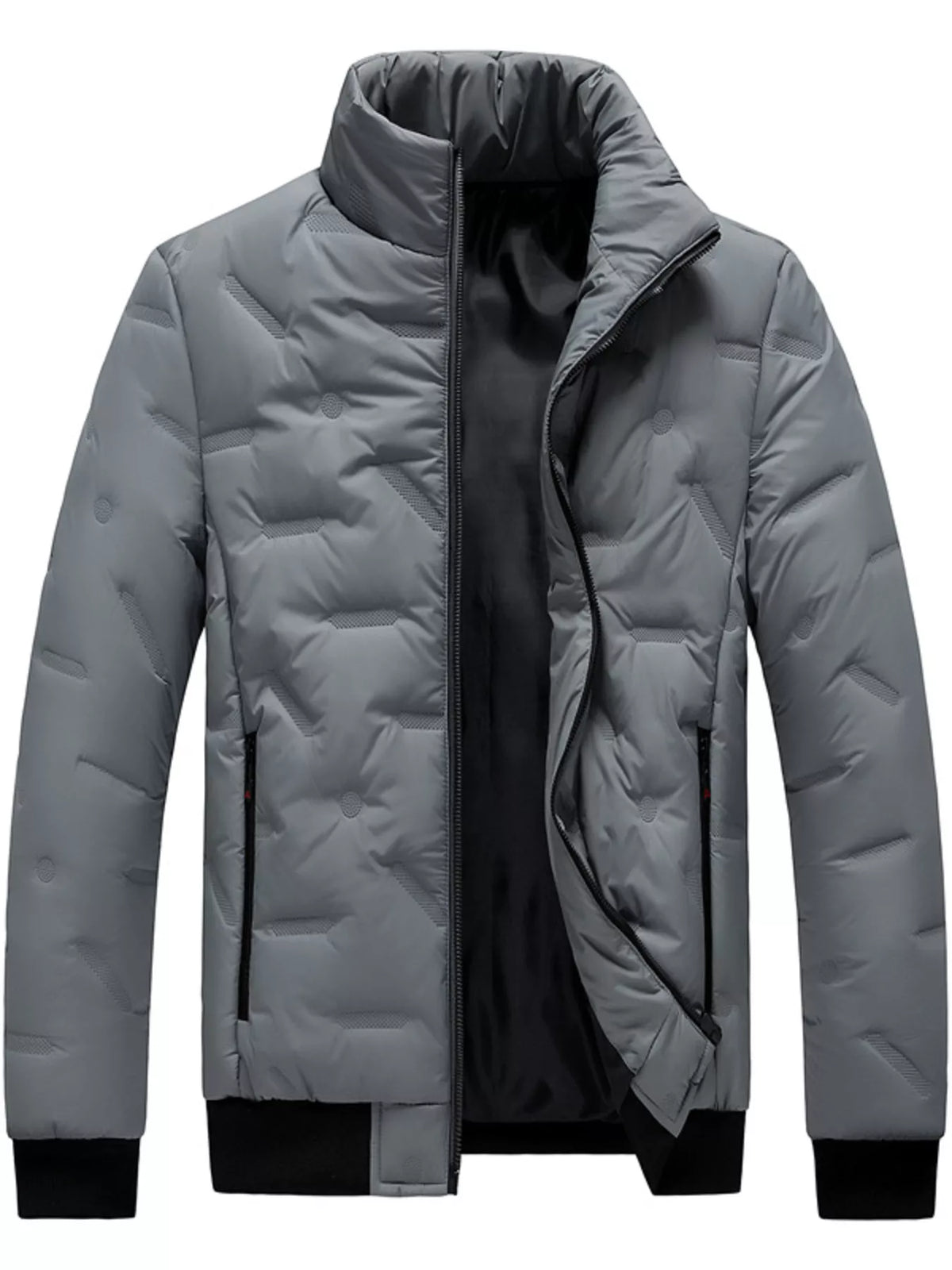 Men's Plus Size Padded Puffer Jacket