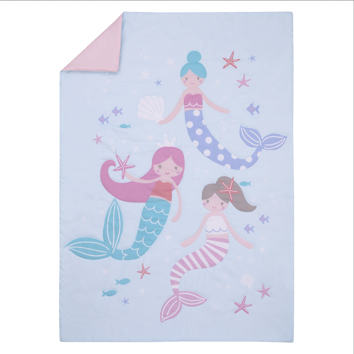 Everything Kids Little Mermaid Toddler Bedding — 4 Pieces