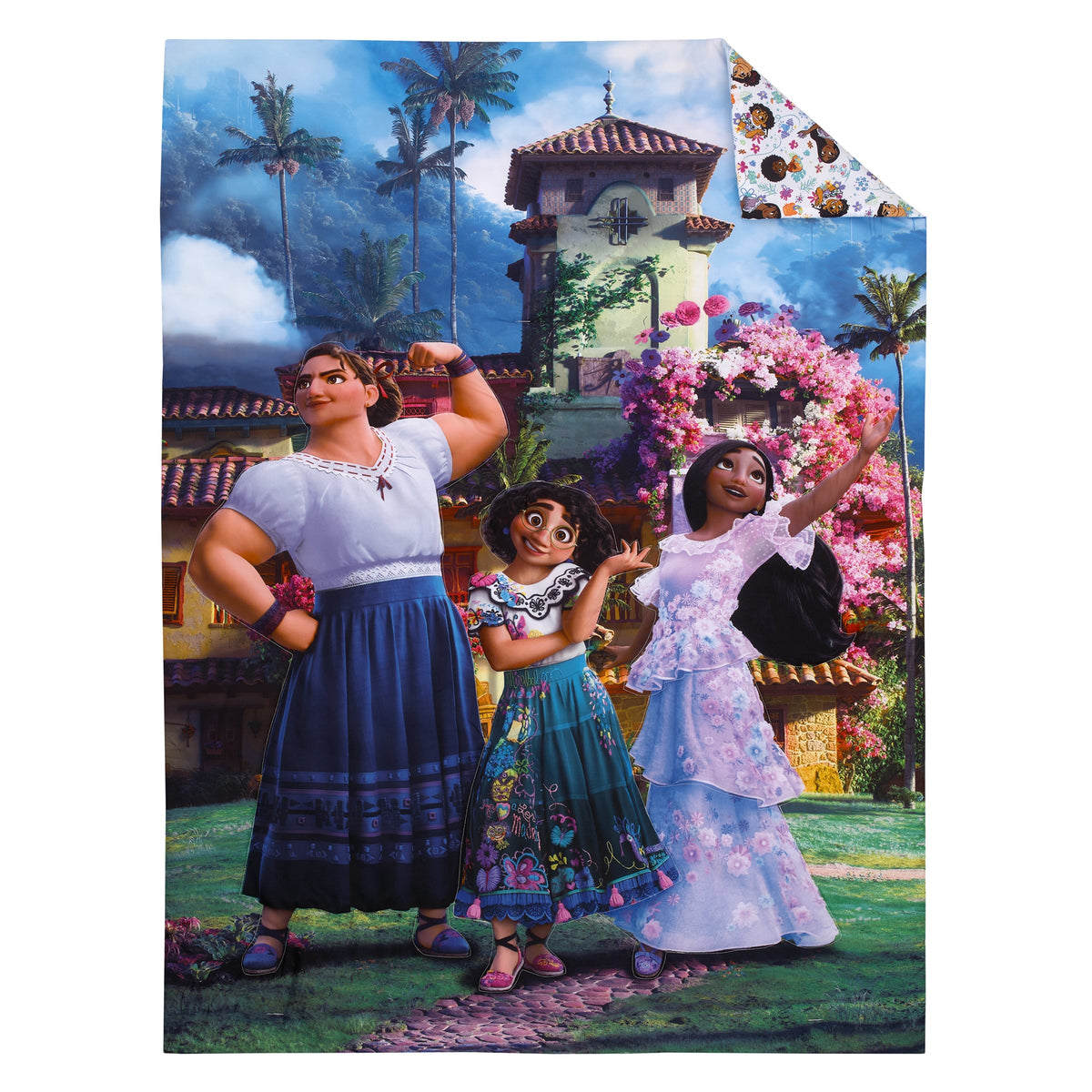 Disney Encanto Power Trio Toddler Bedding & Blanket — 5 Pieces