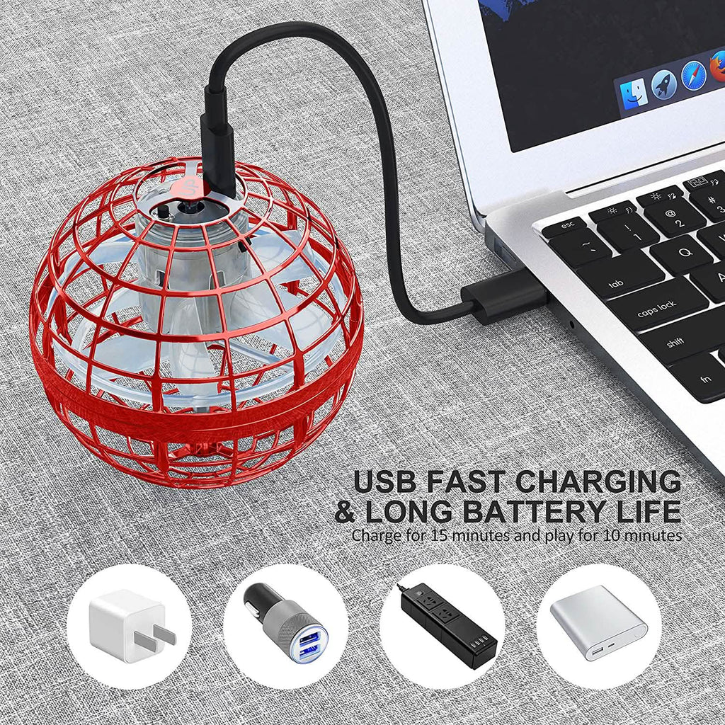 Rechargeable Flying Orb Boomerang Toy