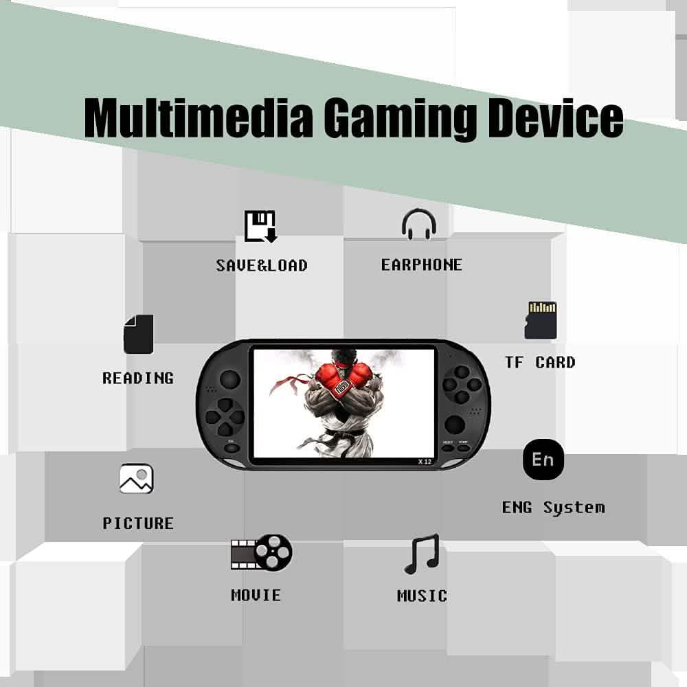 X12 Pro Handheld Retro Game Console — 2,000+ Games