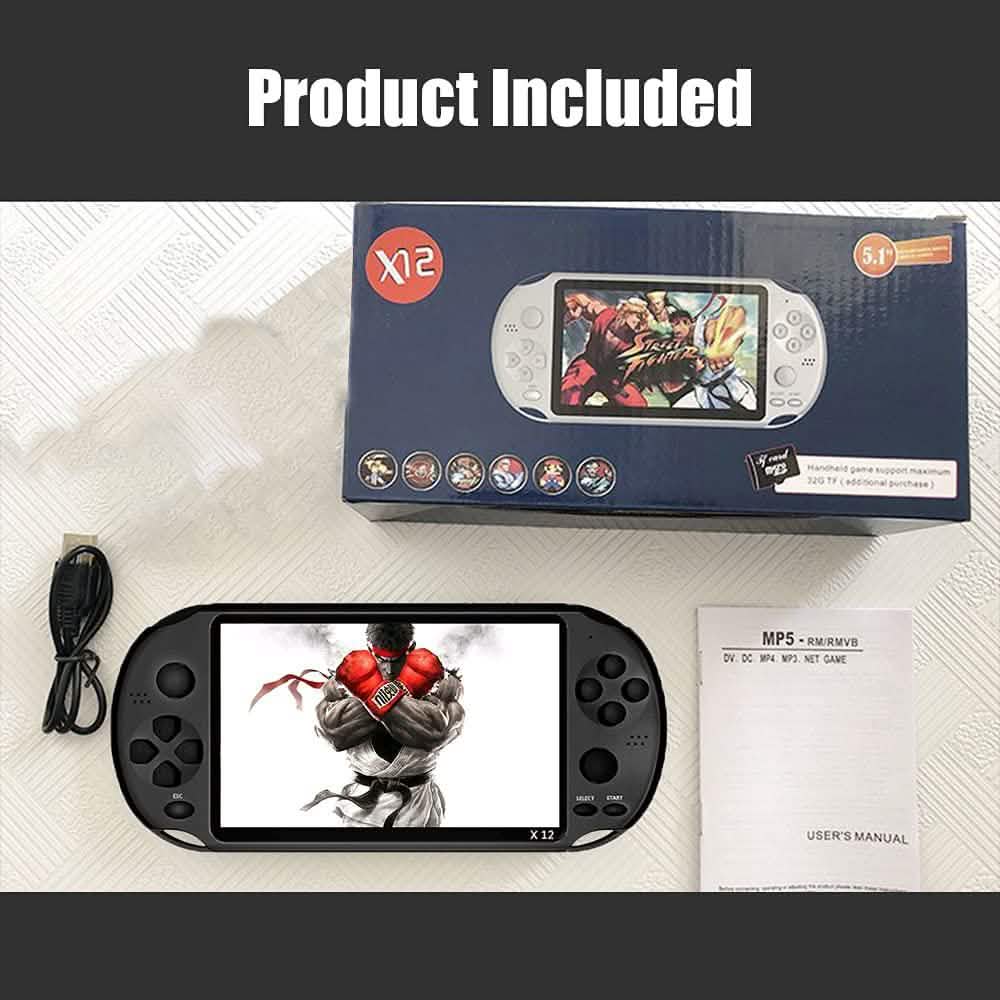 X12 Pro Handheld Retro Game Console — 2,000+ Games