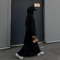 Hooded Sweatshirt Abaya with Pockets — MA125