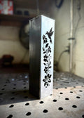 Hummingbird Solar Luminary Garden Pillar – Steel