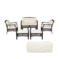 7-Piece Outdoor Patio Furniture Set with Cover