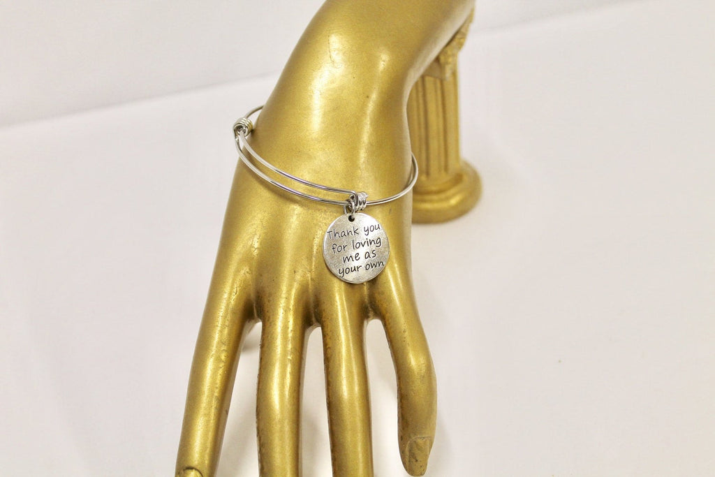 Thank You for Loving Me Expandable Stepmom Bangle
