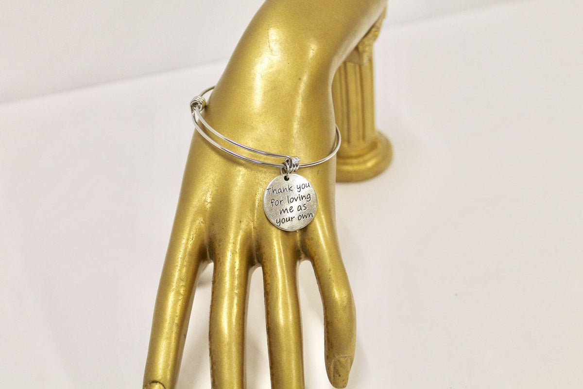 Thank You for Loving Me Expandable Stepmom Bangle