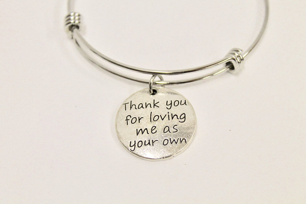 Thank You for Loving Me Expandable Stepmom Bangle