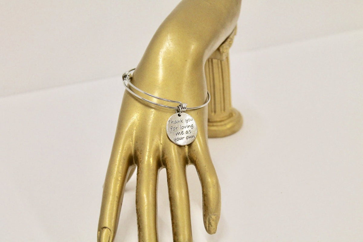 Thank You for Loving Me Expandable Stepmom Bangle