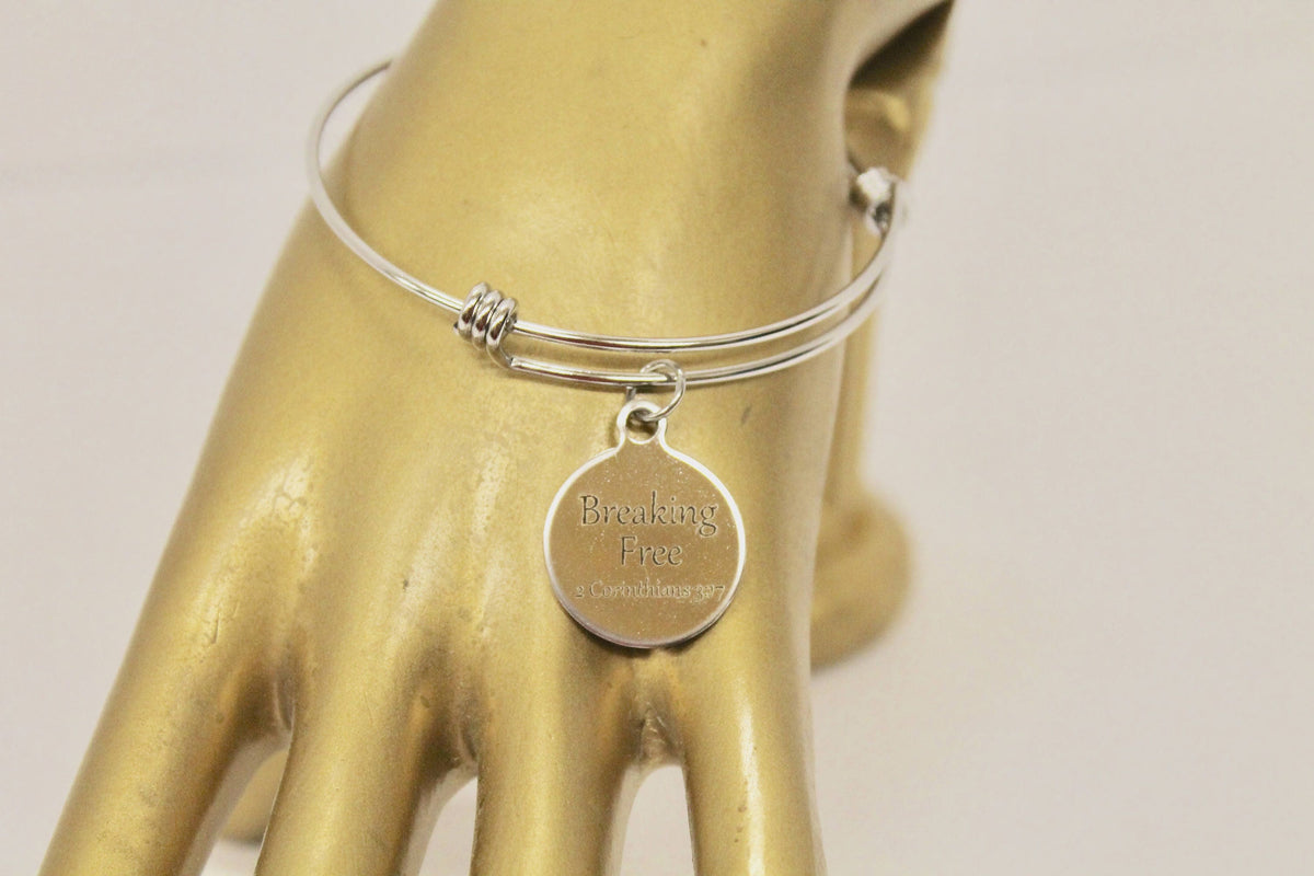 Freedom in the Spirit Christian Charm Bangle