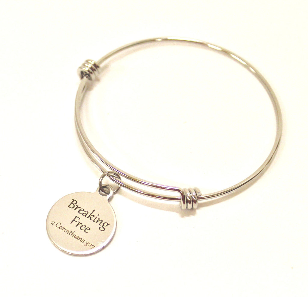 Freedom in the Spirit Christian Charm Bangle