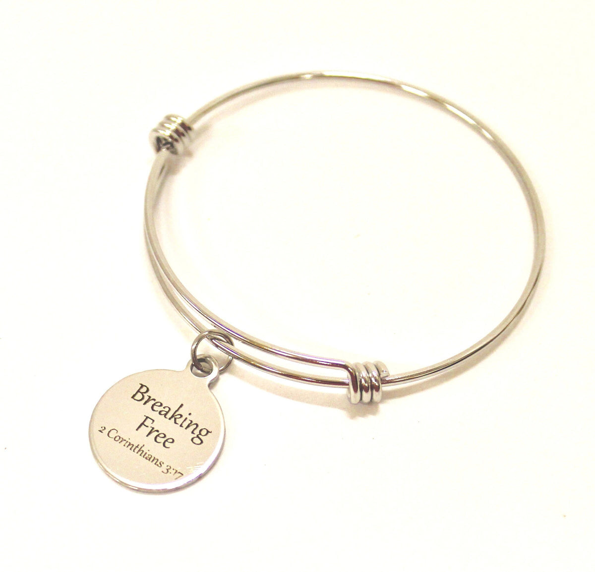 Freedom in the Spirit Christian Charm Bangle