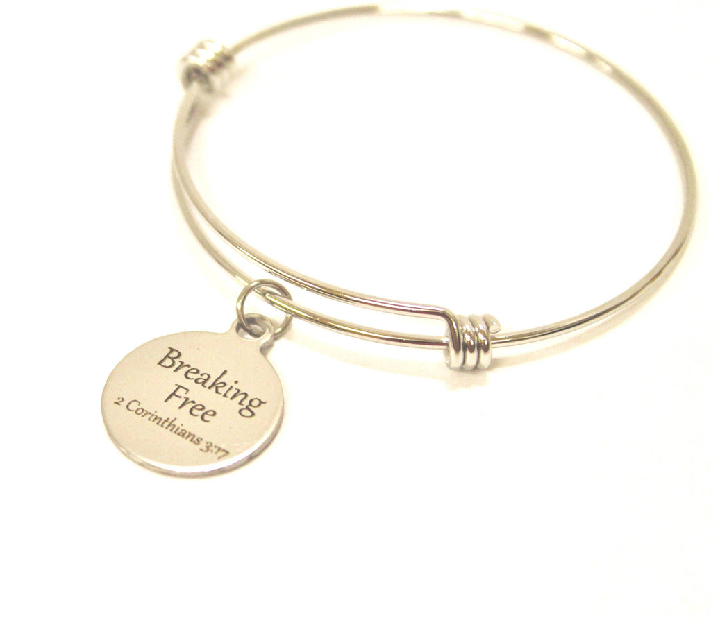 Freedom in the Spirit Christian Charm Bangle