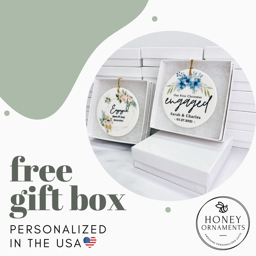 Personalized In Loving Memory Ceramic Christmas Ornament