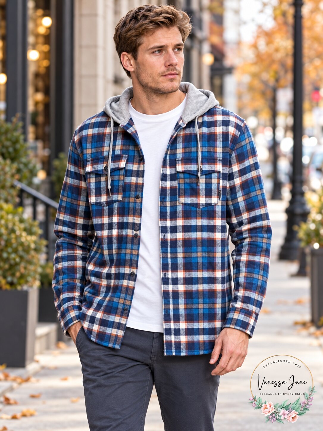Quiksilver Men's Snap-Front Flannel Shirt – XL