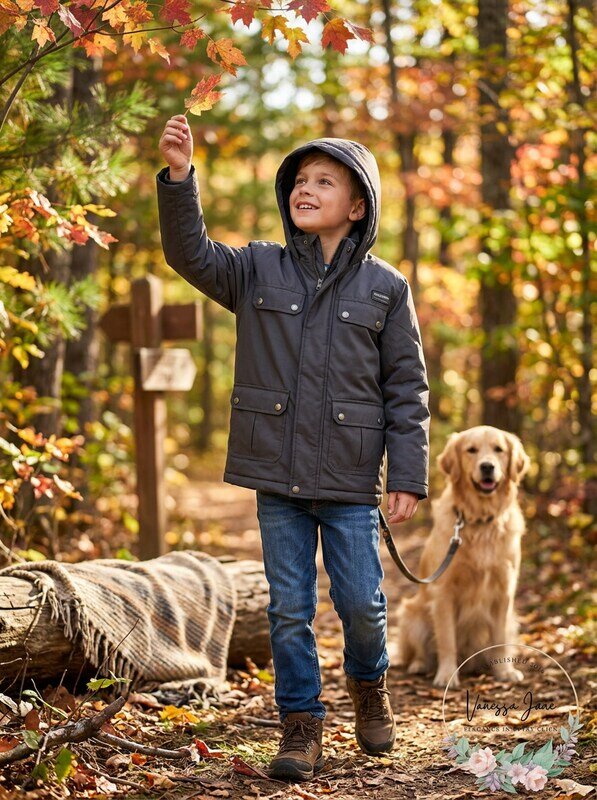 iXtreme Boys’ Oxford Parka with Fleece-Lined Hood