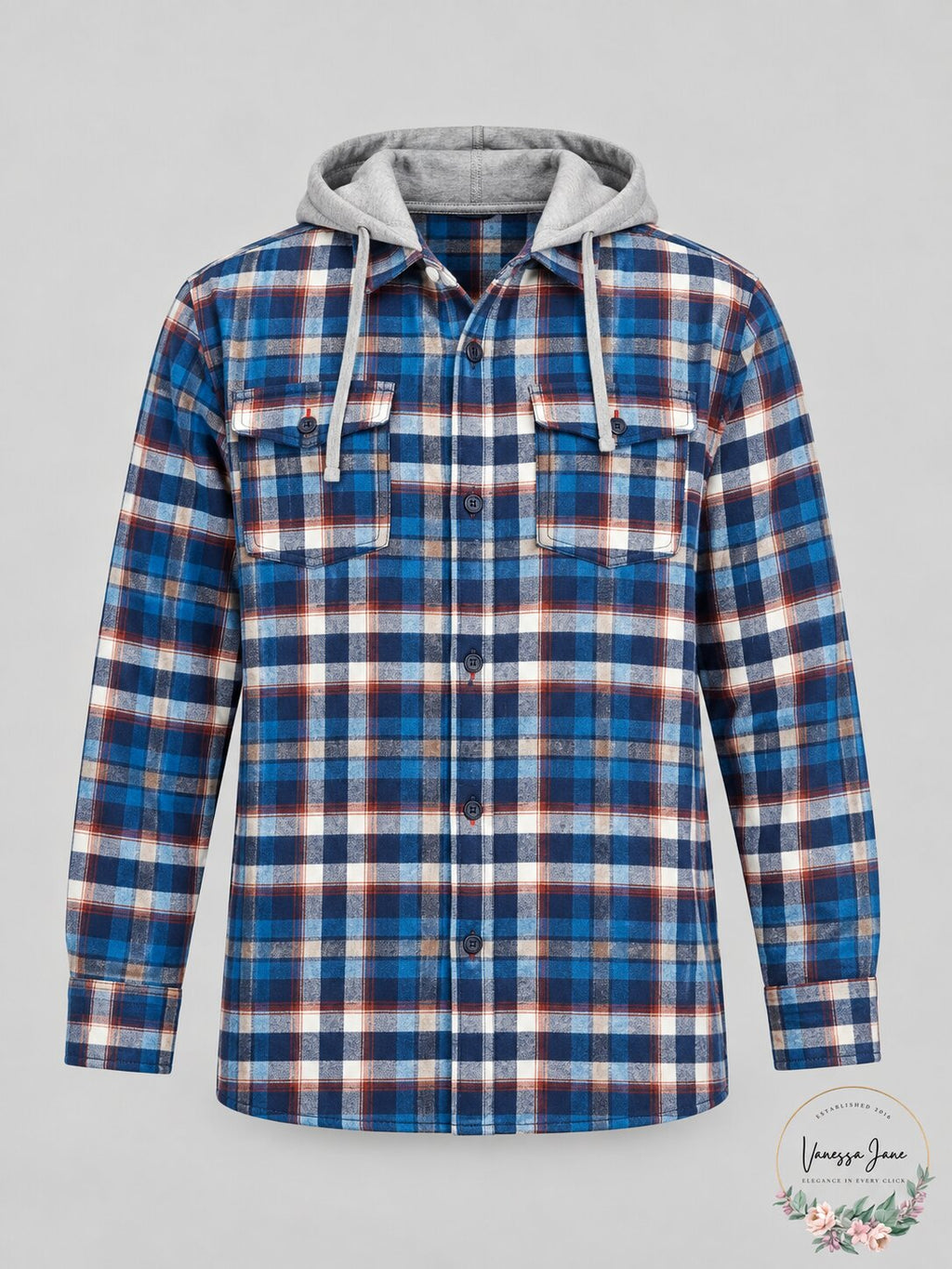 Quiksilver Men's Snap-Front Flannel Shirt – XL