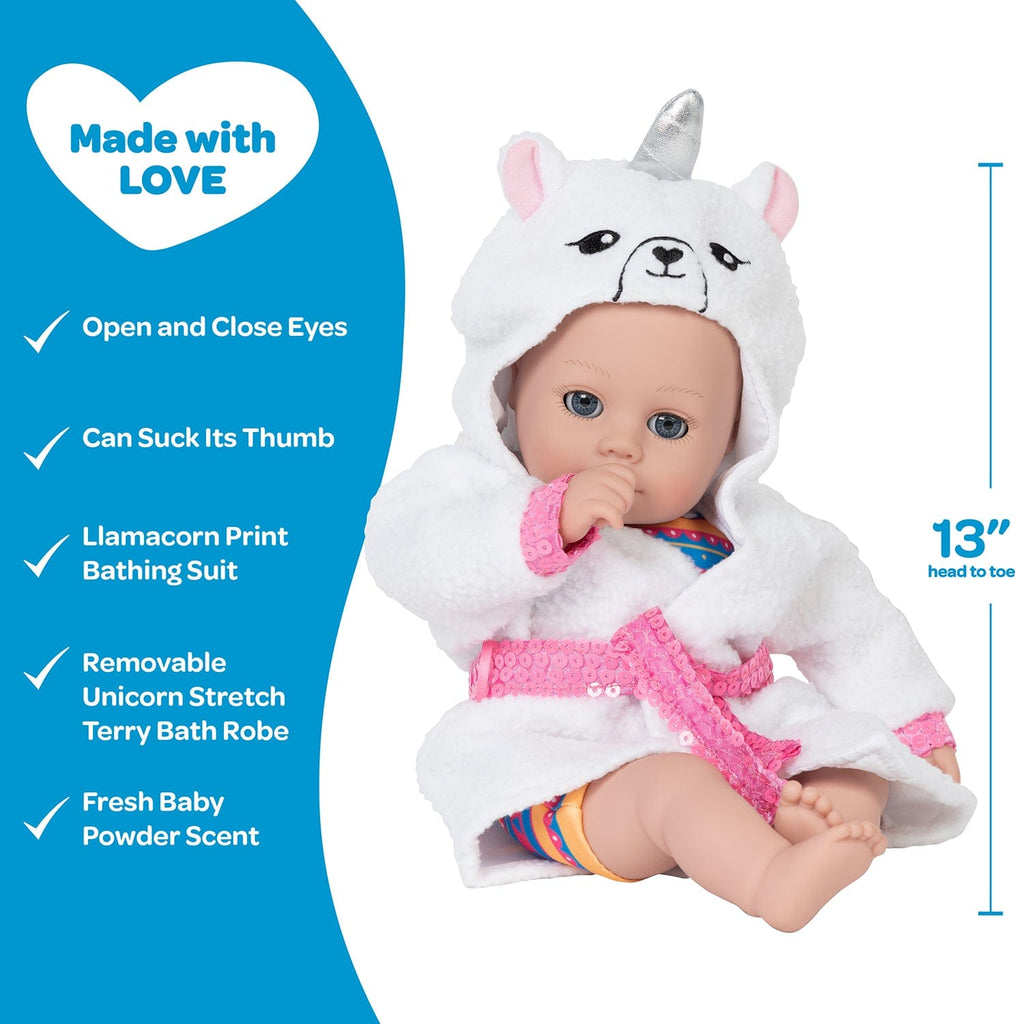Adora BathTime Llamacorn Baby Doll & Clothing Accessory Set