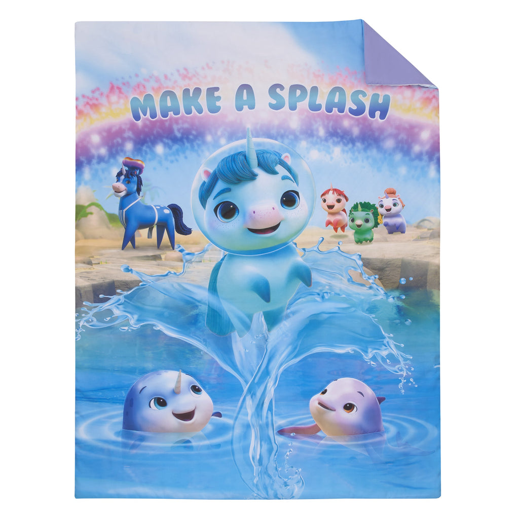 DreamWorks Not Quite Narwhal Toddler Bedding — 4 Pieces