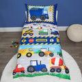 NoJo Construction Vehicles Toddler Bedding — 4 Pieces