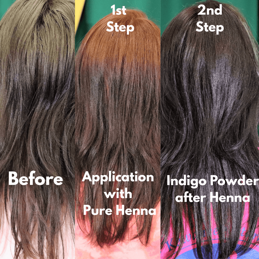 Jet Black Henna Hair Dye