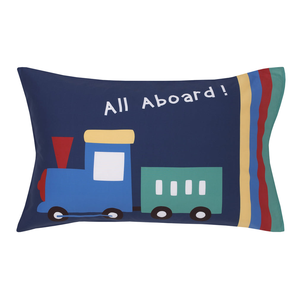 Everything Kids Choo Choo Train Toddler Bedding — 4 Pieces