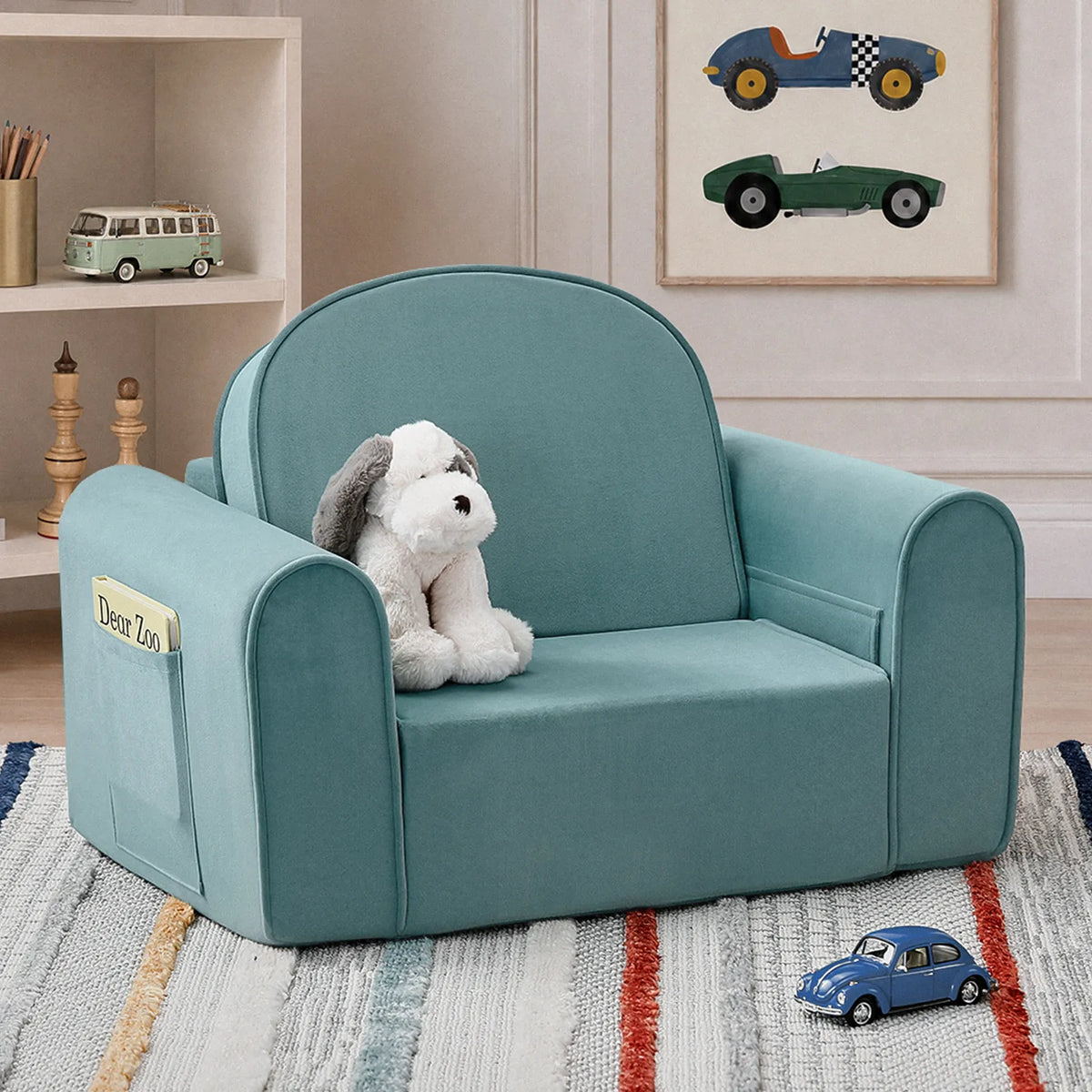 Tiny Land GentleSnug Kids' Convertible Sofa & Lounger