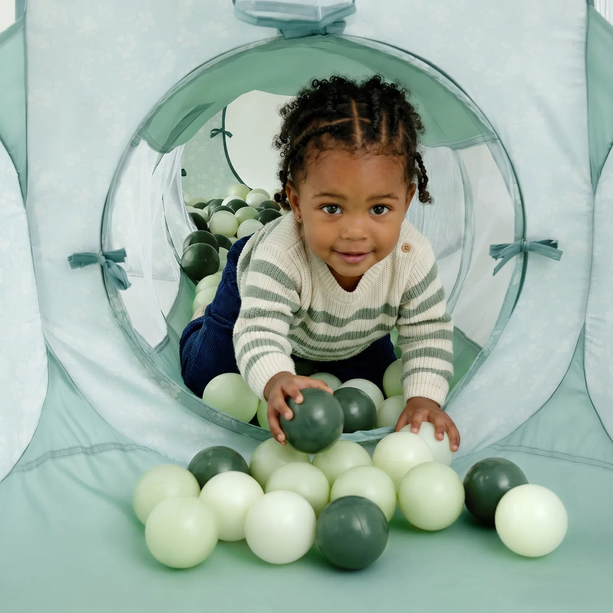 Tiny Land Compact Adventure 3-in-1 Play Tunnel Set — Balls Not Included