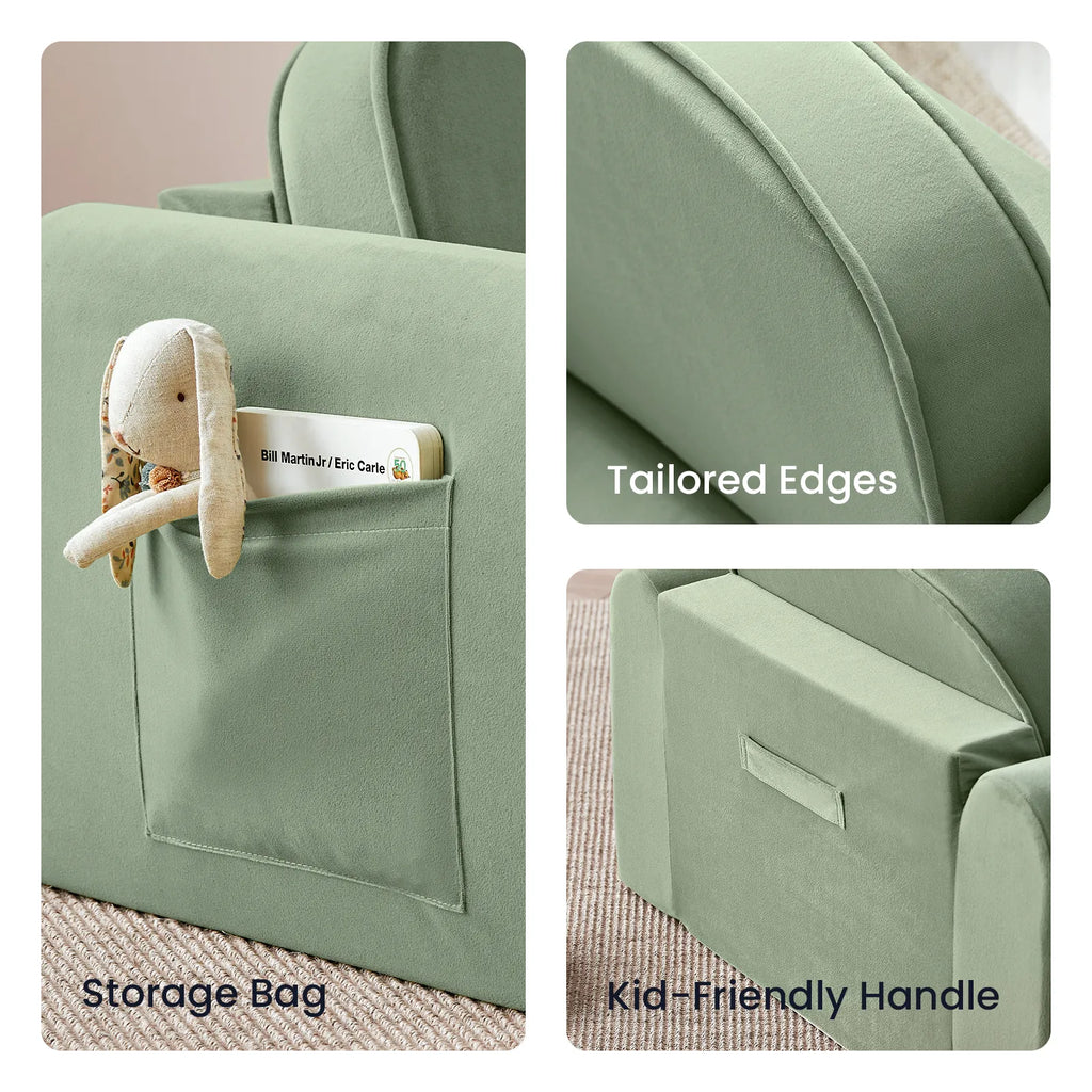 Tiny Land GentleSnug Kids' Convertible Sofa & Lounger