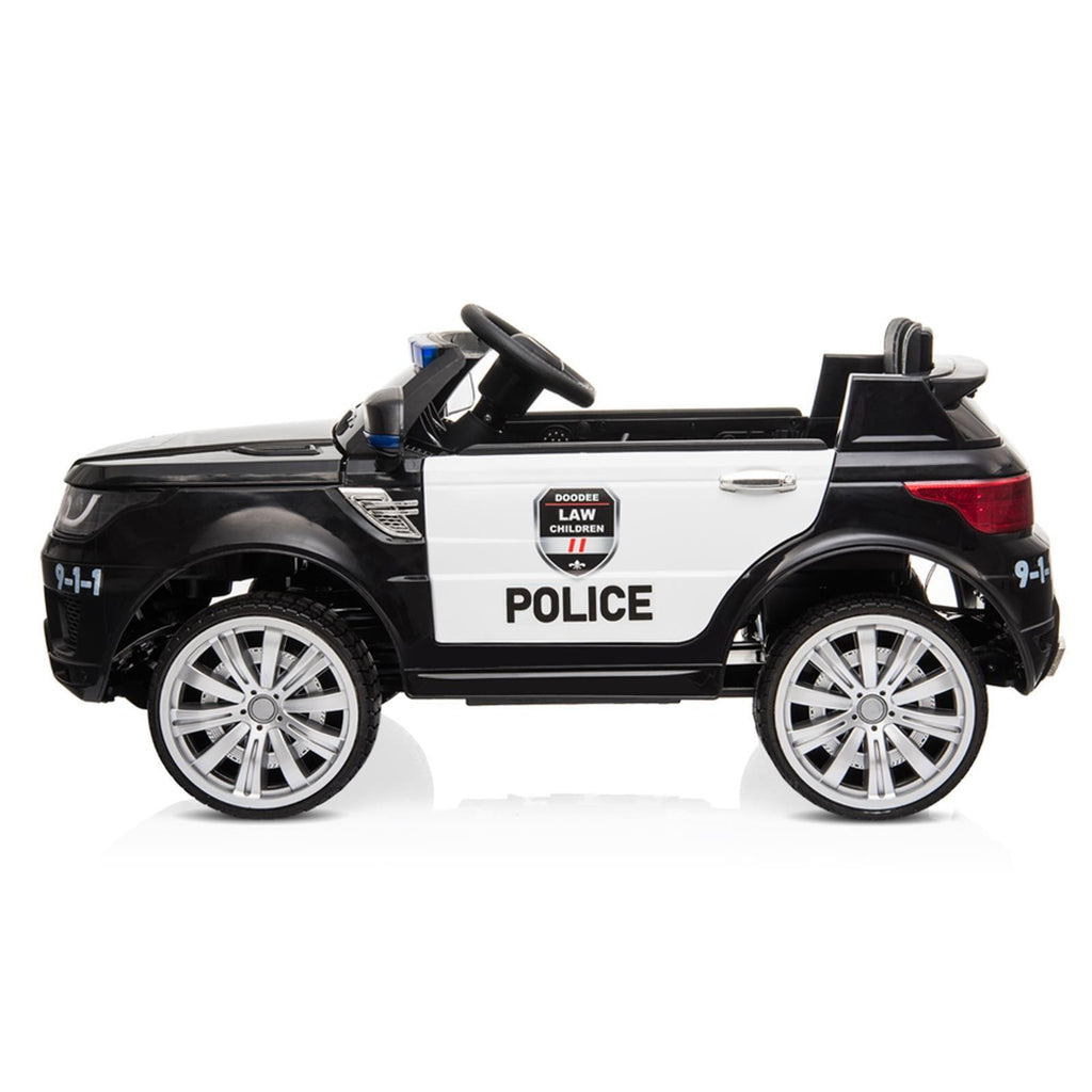 Kids' 12V Police Ride-On Car with Remote