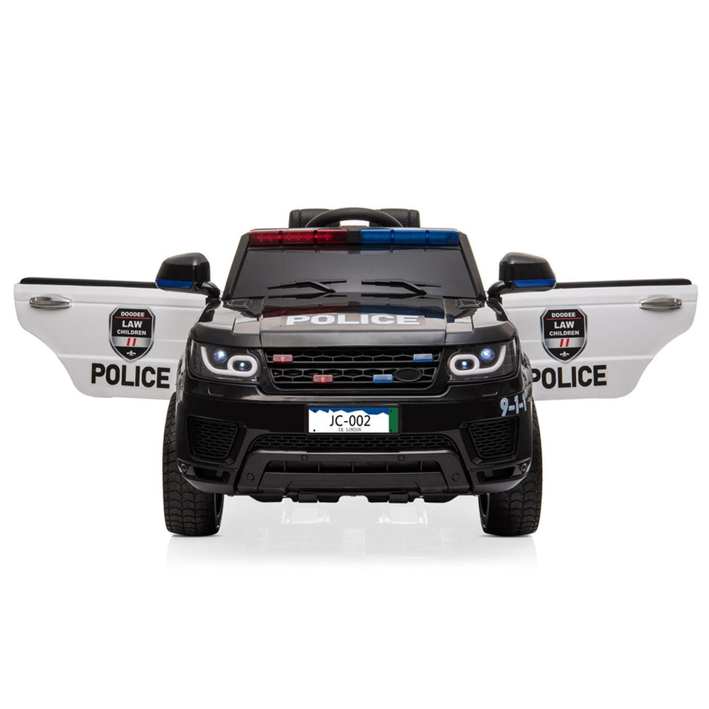 Kids' 12V Police Ride-On Car with Remote