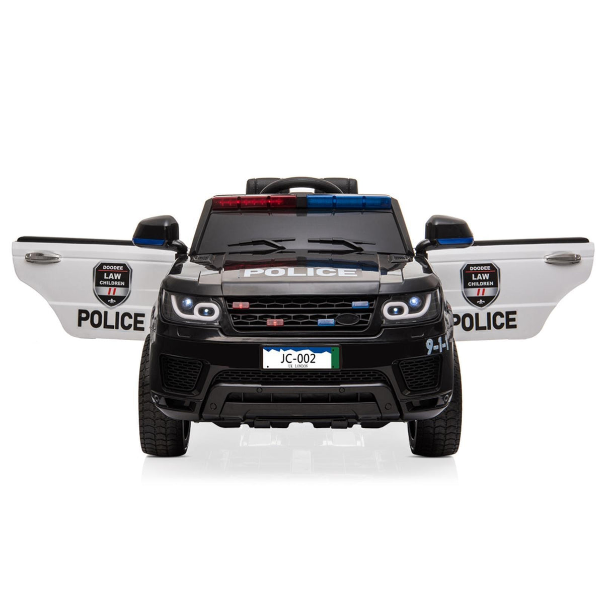 Kids' 12V Police Ride-On Car with Remote