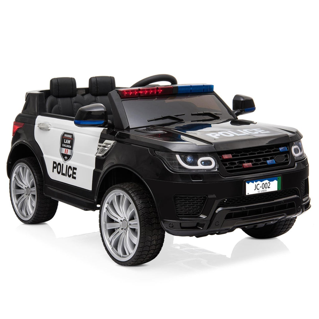 Kids' 12V Police Ride-On Car with Remote