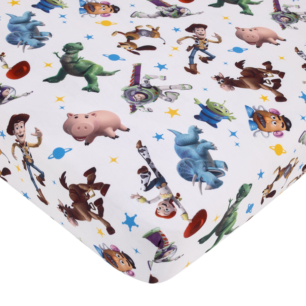 Disney Toy Story Taking Action Toddler Bedding — 4 Pieces