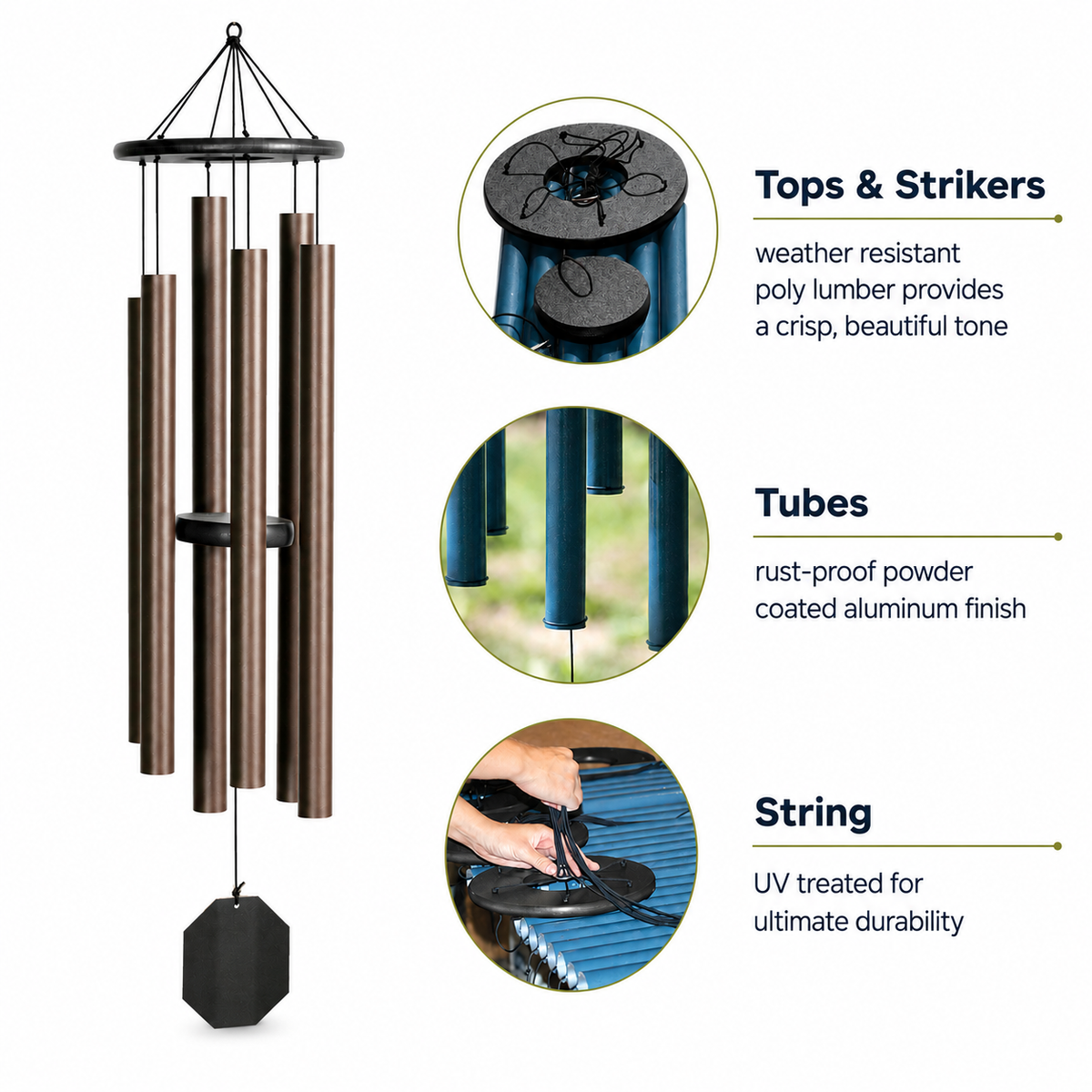 Ozark Echoes Outdoor Wind Chimes