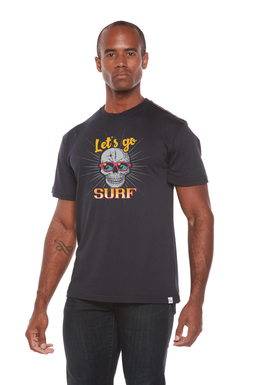Men's Let's Go Surf Bamboo-Blend T-Shirt