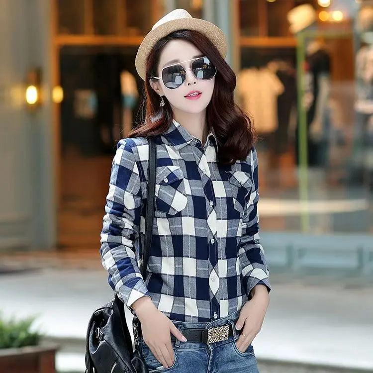 Women’s Fleece-Lined Plaid Shirt Jacket