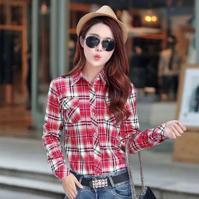 Women’s Fleece-Lined Plaid Shirt Jacket