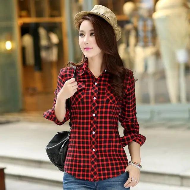 Women’s Fleece-Lined Plaid Shirt Jacket