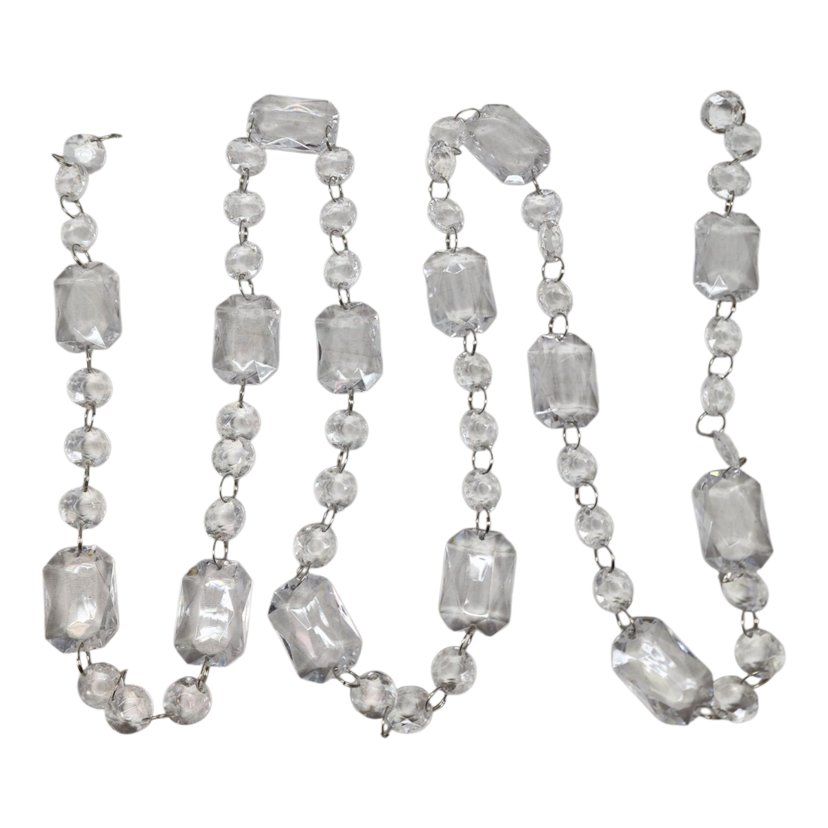Clear Acrylic Bead Garland – 72 in