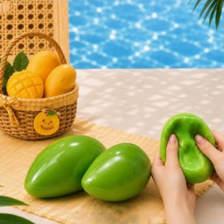 Color-Changing Mango Crunchy Squishy Fidget Toy
