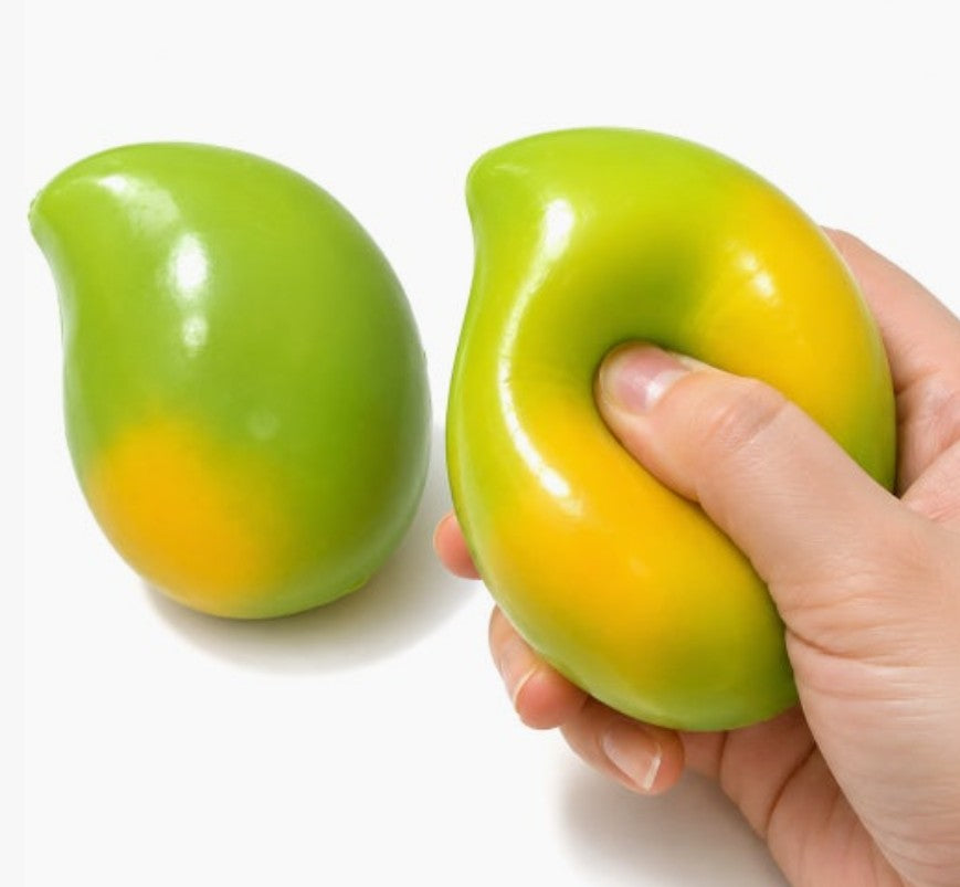Color-Changing Mango Crunchy Squishy Fidget Toy