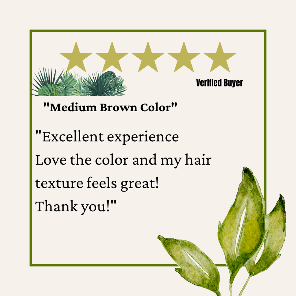 Medium Brown Henna Hair Dye