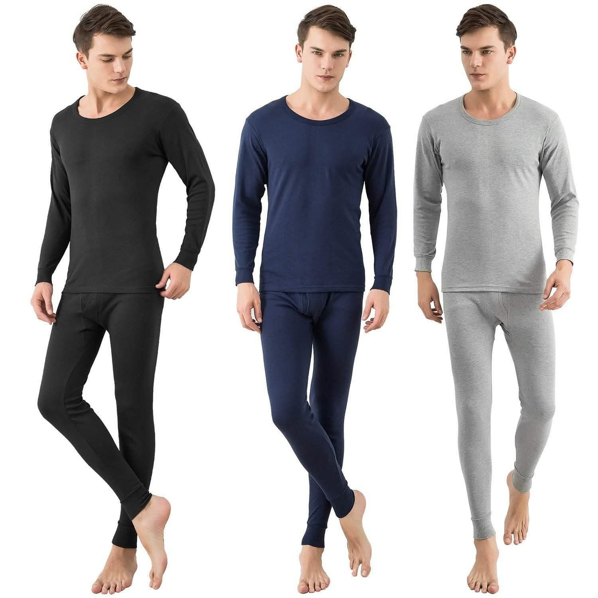 Men's Thermal Underwear Set – Long Sleeve & Pants