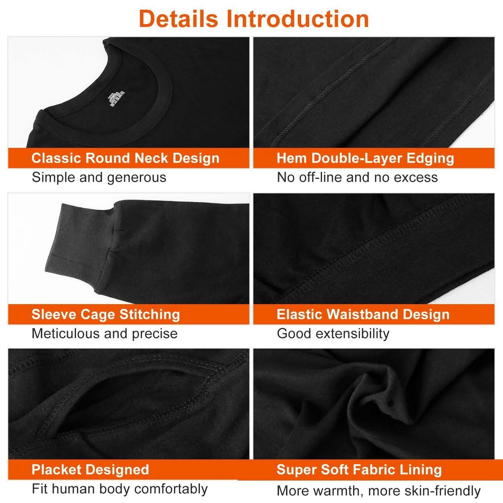 Men's Thermal Underwear Set – Long Sleeve & Pants