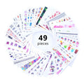 Mixed-Design Water-Transfer Nail Art Decals